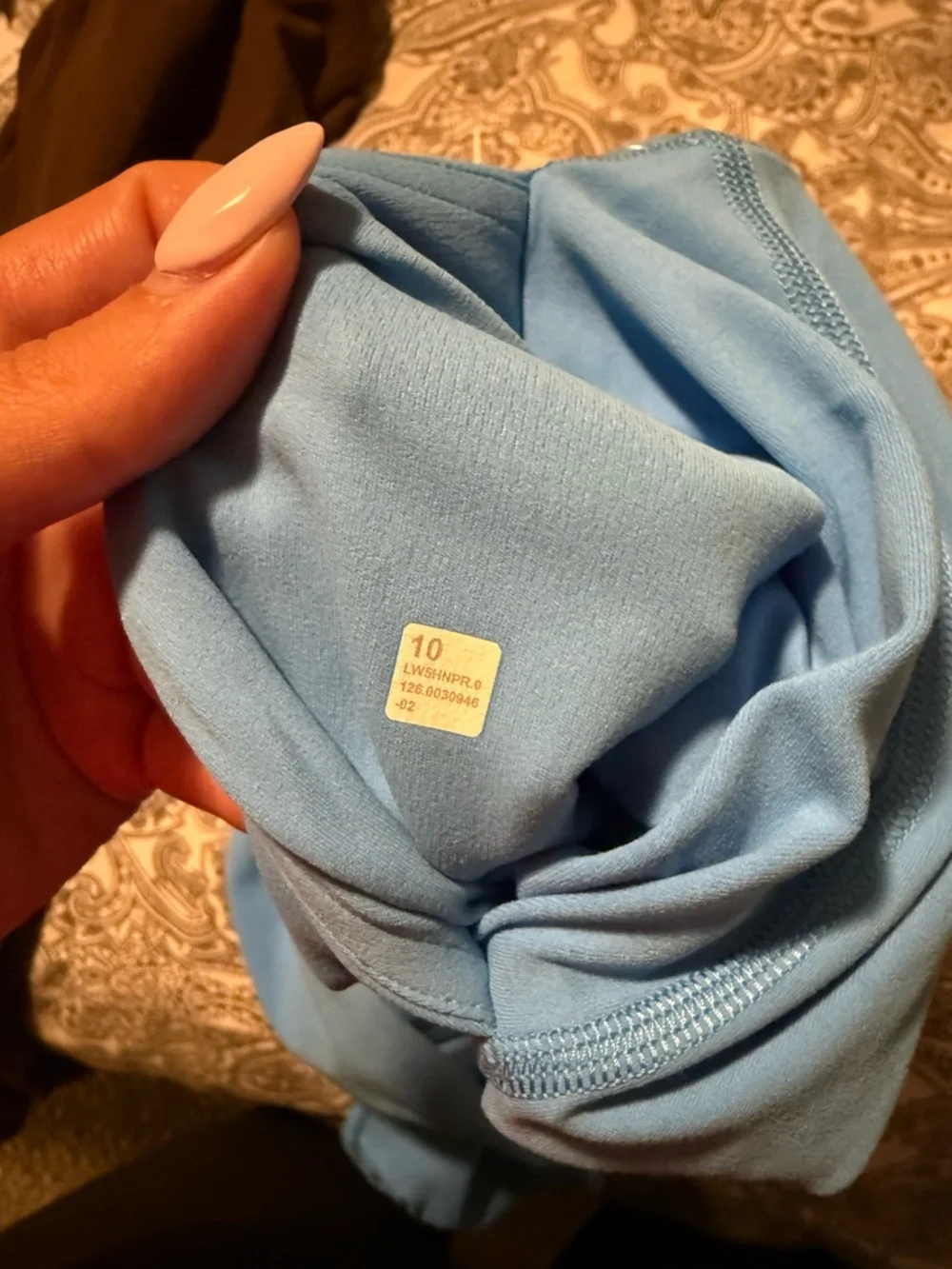 lululemon Ocean Wave Blue High-Rise Joggers
